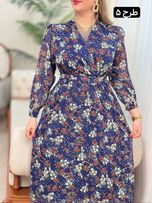 پیراهن چپ و راستی طرحدار 2792