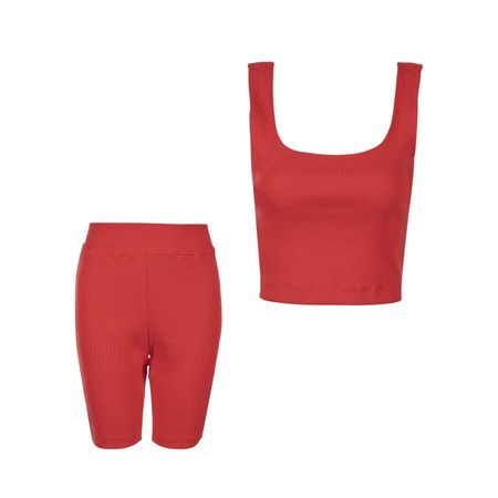 ست تاپ و شلوارک زنانه مدل MDSS-CH1924