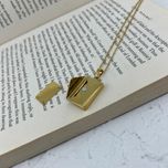 گردنبند زنانه مدل پاکت نامه عشق کد N4591