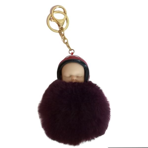 آویز عروسکی مدل نوزاد کلاه کاسکت دار