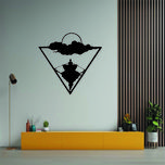 استیکر مدل چوبی طرح قایق کد S57