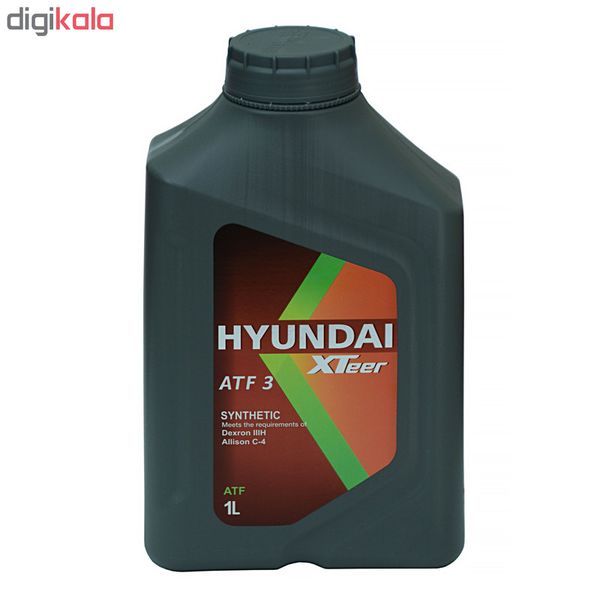 روغن گیربکس خودرو هیوندای اکس تیر مدل ATF III حجم 1000 میلی لیتر