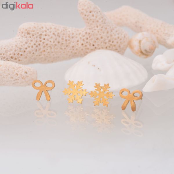 گوشواره زنانه کد GO1249 مجموعه 2 عددی*99