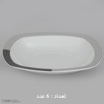 سرویس غذاخوری 27 پارچه 6 نفر چینی زرین ایران مدل وگاس اوریت سری کواترو درجه عالی