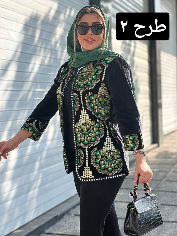 کت مزونی مخمل کد 1438