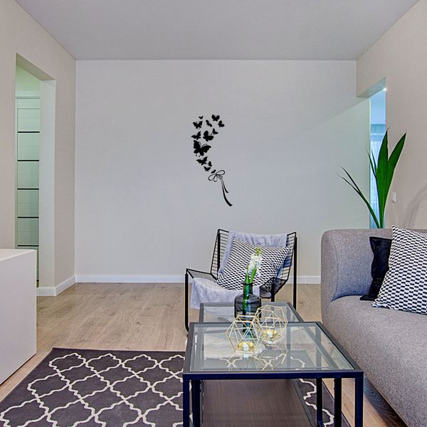 استیکر آژنگ مدل پروانه کد D-M-779 مجموعه 14 عددی