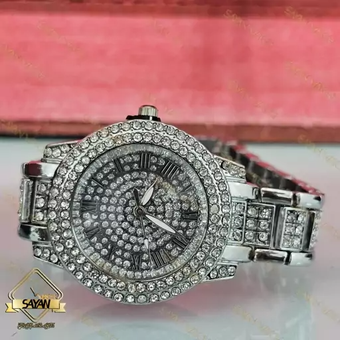 ساعت مچی عقربه ای زنانه سواروسکی نگین کاری