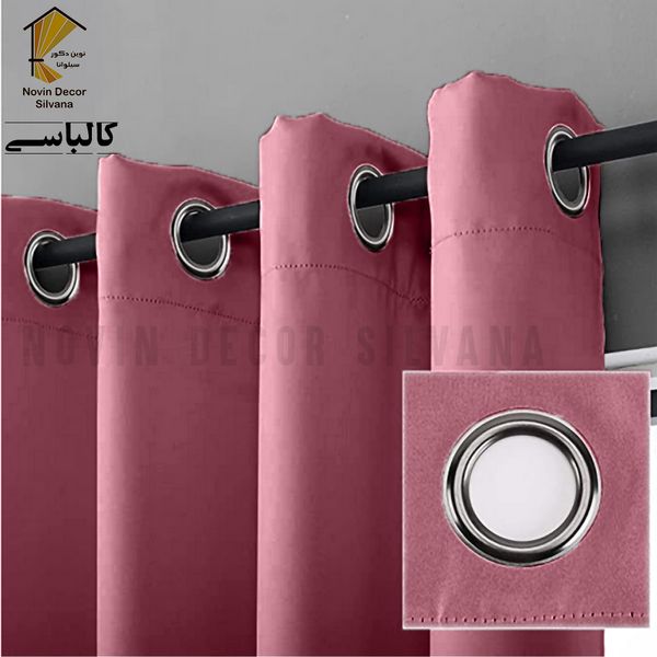 پرده نوین دکور سیلوانا مدل کتان کد 230 1 سایز 230 × 140 سانتی متر
