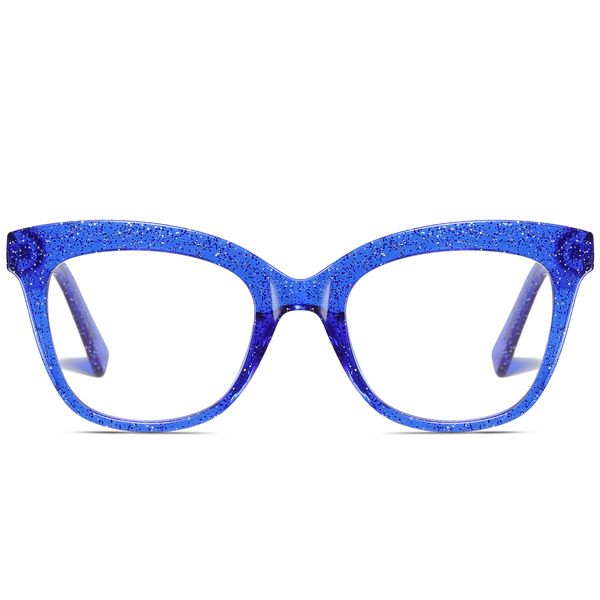 فریم عینک طبی گربه ای زنانه مدل TR3505C199P03 Sky مناسب برای صورت گرد و بیضی