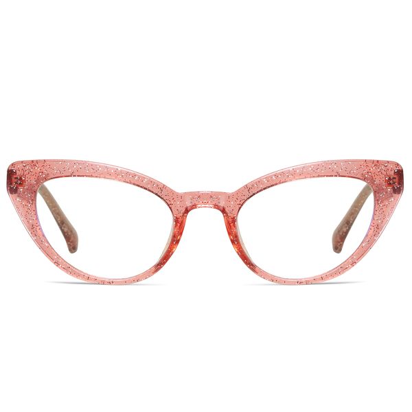 فریم عینک طبی گربه ای زنانه مدل O2012C6 مناسب برای صورت گرد و بیضی