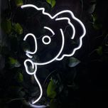 چراغ دیواری مدل نئون فلکسی طرح کوالا