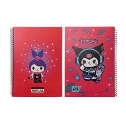 دفتر جلد طلقی 100 برگ کرومی 1 کد 52