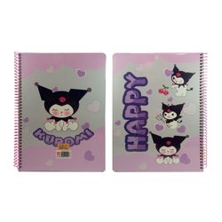 دفتر جلد دار 50 برگ سیمی کرومی کد 44