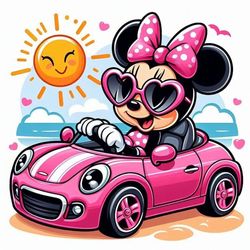 برچسب DTF یا استیکر حرارتی لباس مدل مینی موس