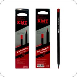 مداد تکی قرمز KMT پاکن دار کد 29