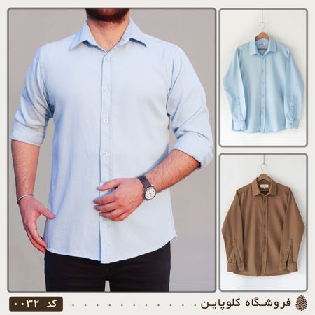 پیراهن کتان کجراه - کد 0032