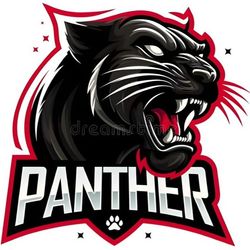 برچسب DTF یا استیکر حرارتی لباس مدل پلنگ سیاه