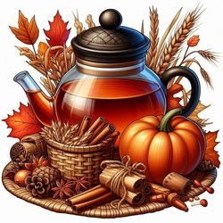 برچسب DTF یا استیکر حرارتی لباس تم پاییز