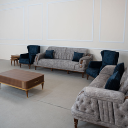 مبل راحتی 8 نفره تخت خواب شو مدل لارسن