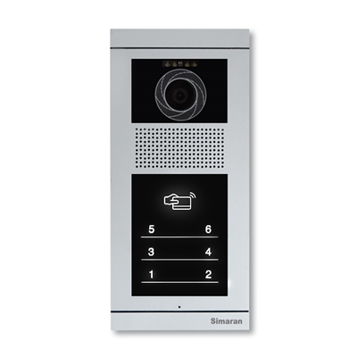 پنل آیفون لمسی تصویری 6 واحدی سیماران