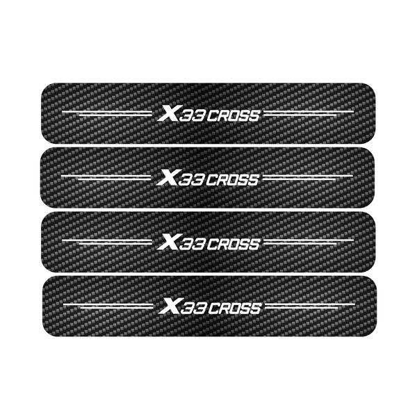 برچسب پارکابی مهدیار طرح کربن کد LCE005 مناسب برای ایکس33 کراس مجموعه4عددی