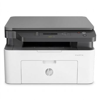 پرینتر لیزری 3 کاره اچ‌پی مدل LaserJet MFP 136a با قابلیت پرینت، اسکن و کپی، اتصال USB و نمایشگر