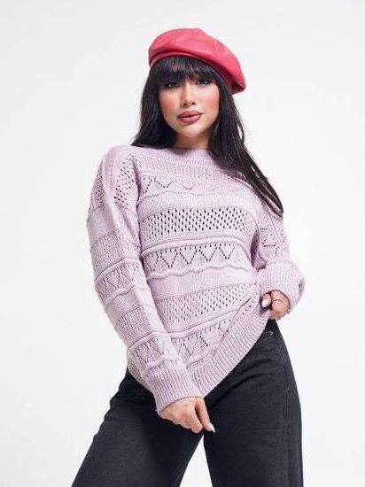 پلیور بافت مدل زنبوری