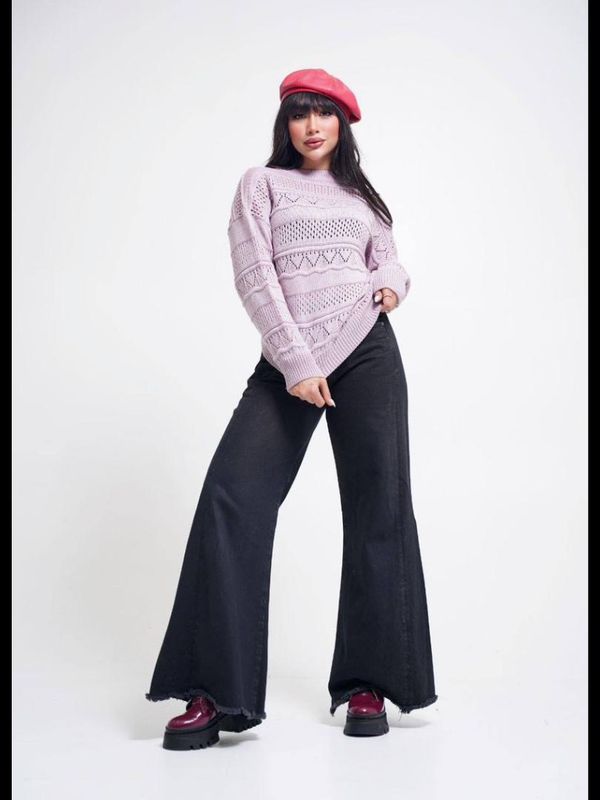 پلیور بافت مدل زنبوری