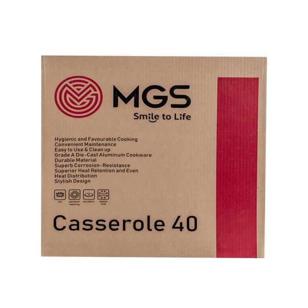 قابلمه ام جی اس مدل دو دسته کد 800217 سایز 40