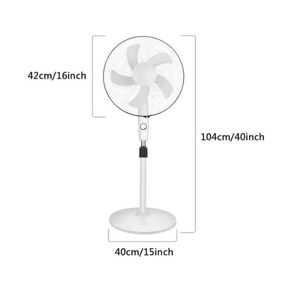 پنکه پایه دار 15 وات وای اس اچ مدل شارژی خورشیدی YSH-SF-0901
