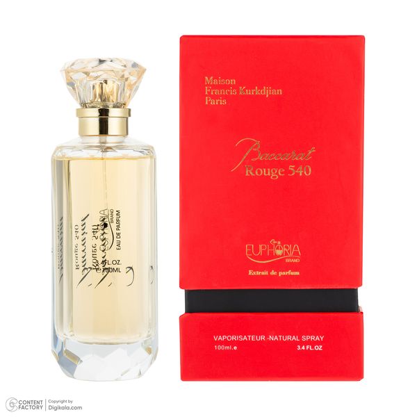 ادوپرفیوم ایفوریا مدل فرانسیس کورکجان باکارات رژ 540 حجم 100 میلیلیتر
