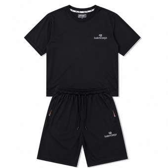 ست تی‌شرت و شلوارک اسپرت مدل Balenciaga – جنس نخی خنک