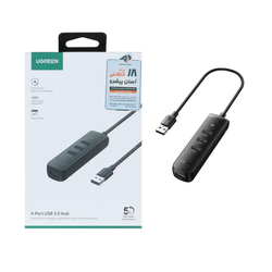 هاب 4 پورت UGREEN مدل CM416 - مشکی (گارانتی 18 ماهه آسان پیش...