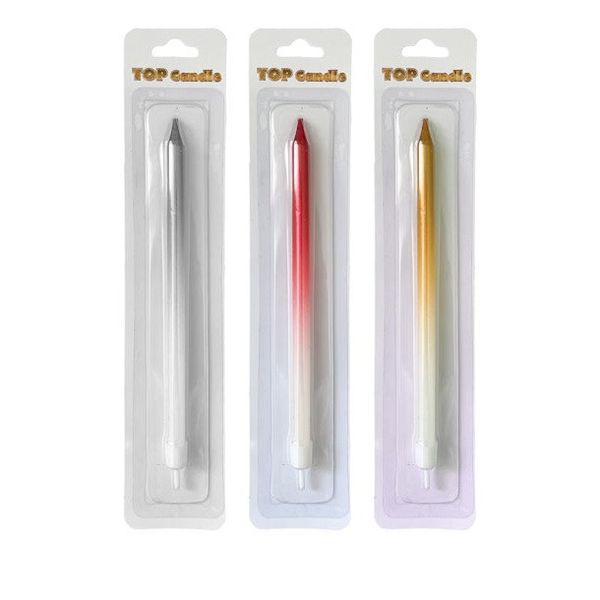 شمع تولد مدل مدادی  بسته 3 عددی