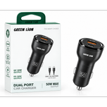 شارژر فندکی گرین لاین مدل DUAL PORT