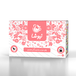 چای سبز و رزماری و گل محمدی NT010