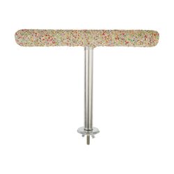 نشیمنگاه پرندگان مدل T با چوب زبر