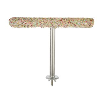 نشیمنگاه پرندگان مدل T با چوب زبر