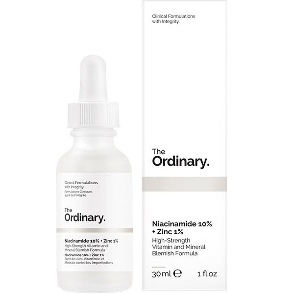 سرم نیاسینامید اوردینری اصل ضد جوش + زینک Ordinary Niacinamide 10% + Zinc 1%