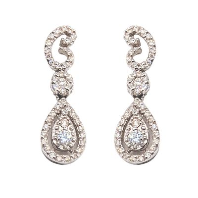 گوشواره طلا 18 عیار زنانه سهی مدل SV31