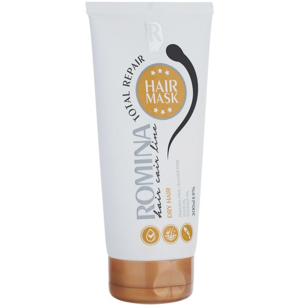 ماسک مو رومینا مناسب مو خشک حجم 200 میلی لیتر