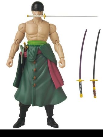 اکشن فیگور زورو از انیمه وان پیس برند بندای(تنها موجودی ایران)