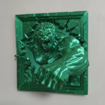 وال آرت HULK