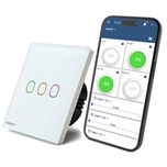 کلید لمسی هوشمند سه پل مٌروا مدل JS مجموعه سه عددی