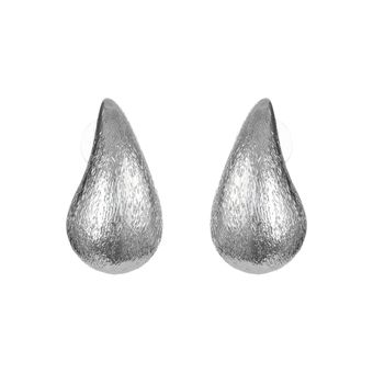 گوشواره زنانه مدل اشکی بافت دار کد MRYS-1113