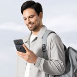 پاوربانک بی‌سیم 20 وات بیسوس مدل MagPro Magnetic Bracket 20w با ظرفیت 5000 میلی آمپر ساعت به همراه کابل USB-C به USB-C