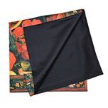 رومیزی مدل مخمل طرح گل و مرغ کد 92