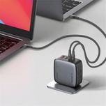 شارژر دیواری 100 وات 4 پورت الدینیو به همراه کابل USB-C