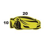برچسب بدنه خودرو مدل ماشین کد AUTOG1
