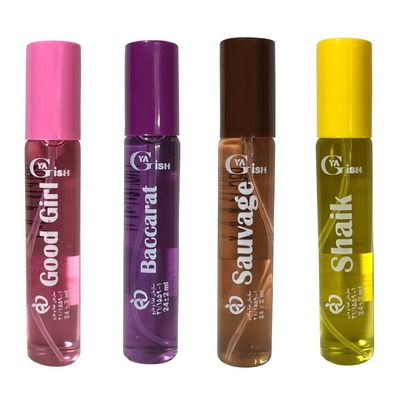 عطر جیبی یاغیش مدل CK14 حجم 24 میلی لیتر مجموعه 4 عددی
